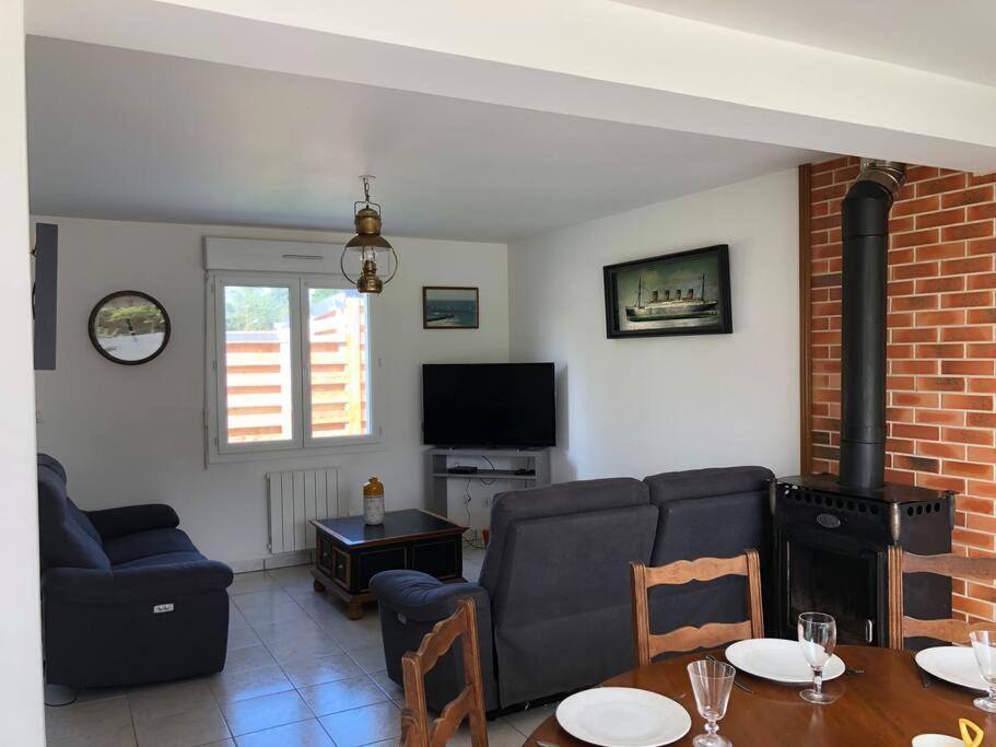 Maison Familiale A 1Km De La Mer Blainville-sur-Mer Eksteriør bilde